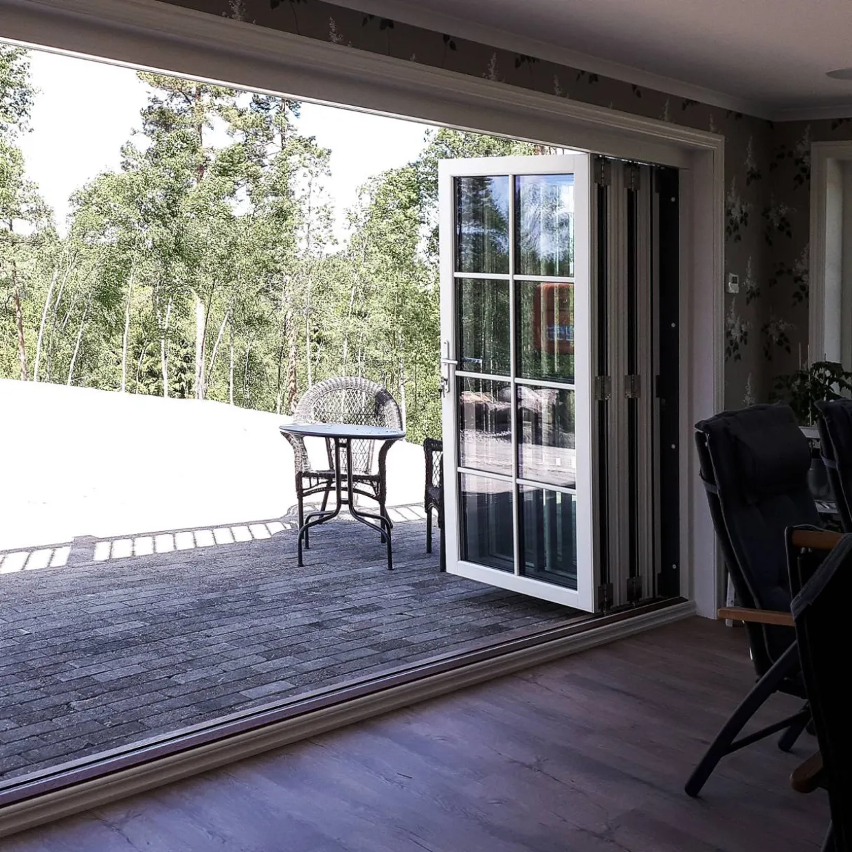 Åre Trä/Aluminium 4-Delat