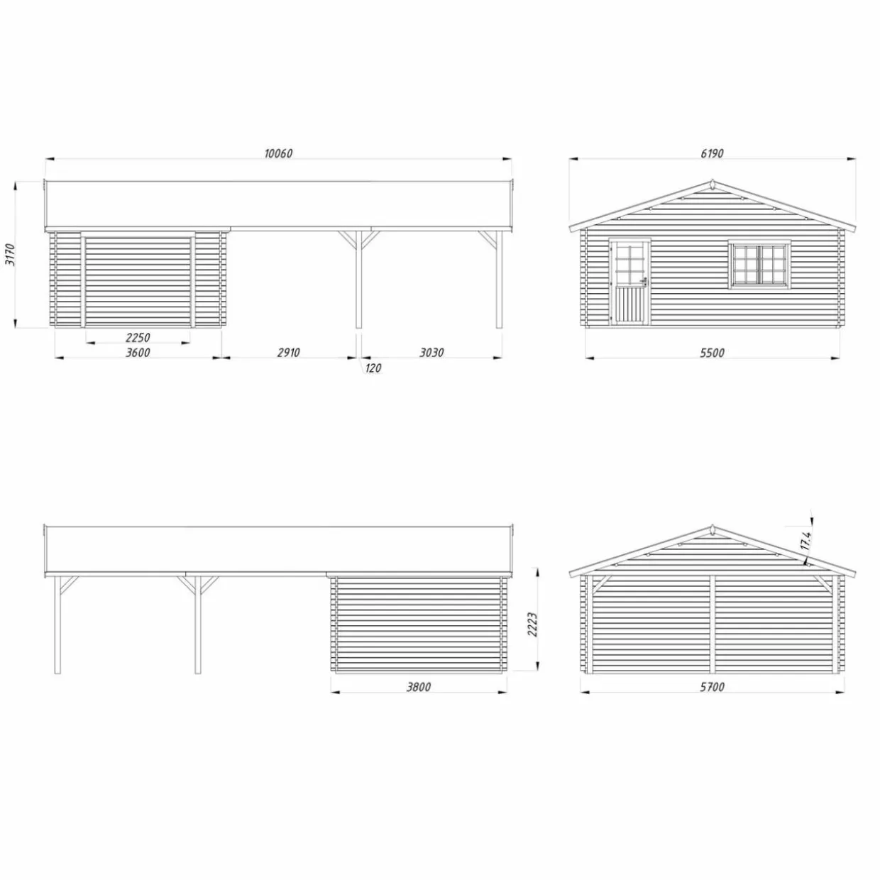 Roger med Carport 53,1 m2