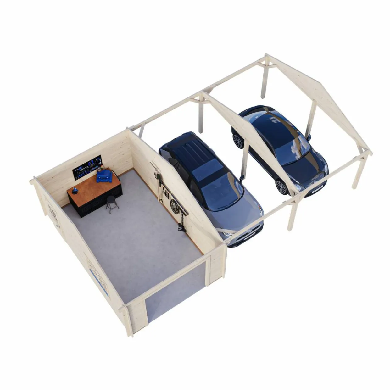Roger med Carport 53,1 m2
