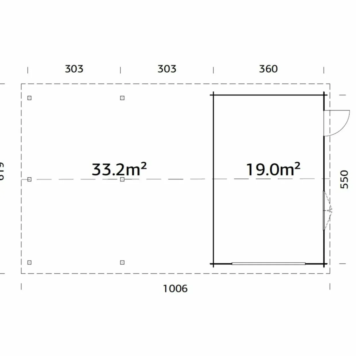 Roger med Carport 53,1 m2