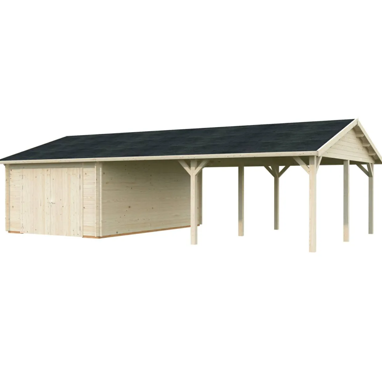Roger med Carport 53,1 m2 och Slagport
