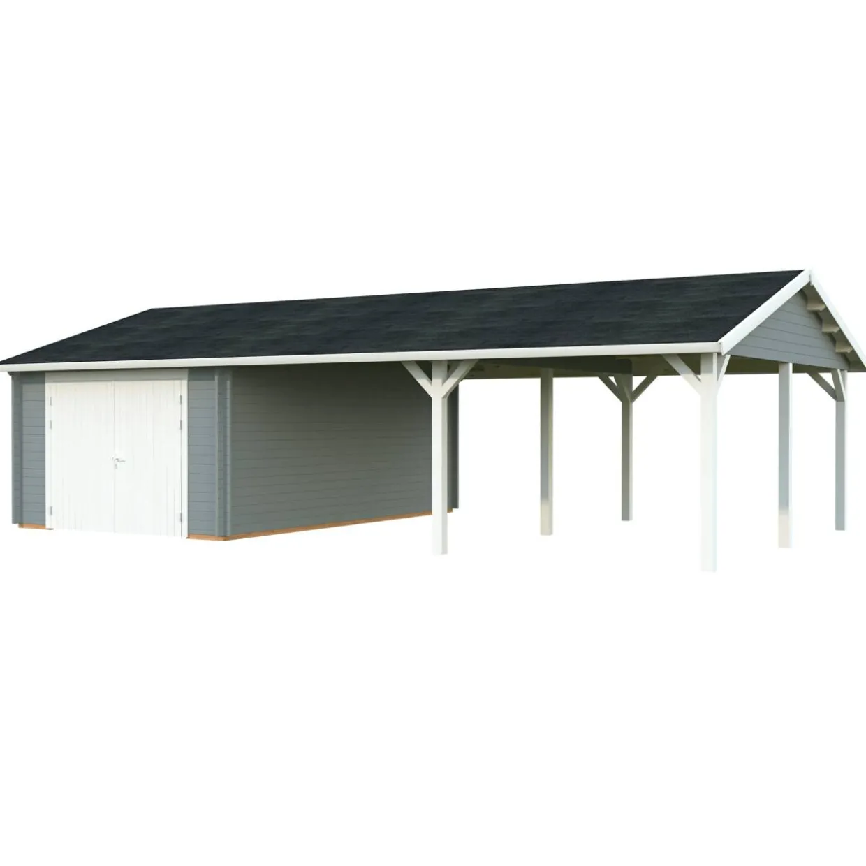 Roger med Carport 53,1 m2 och Slagport
