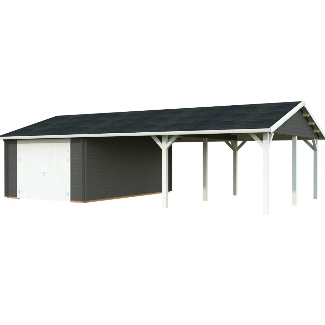 Roger med Carport 53,1 m2 och Slagport