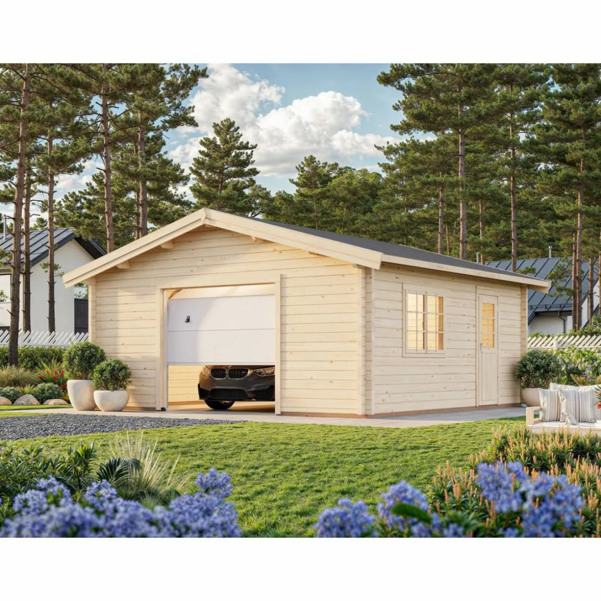 Roger med Garageport 29,2 m2
