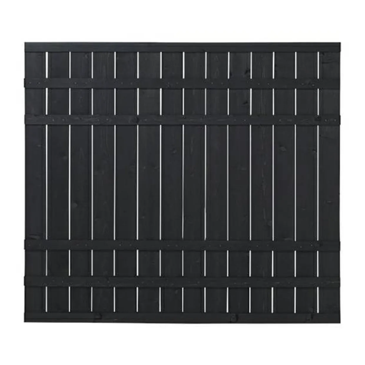 Rustik 180x158 cm Svart