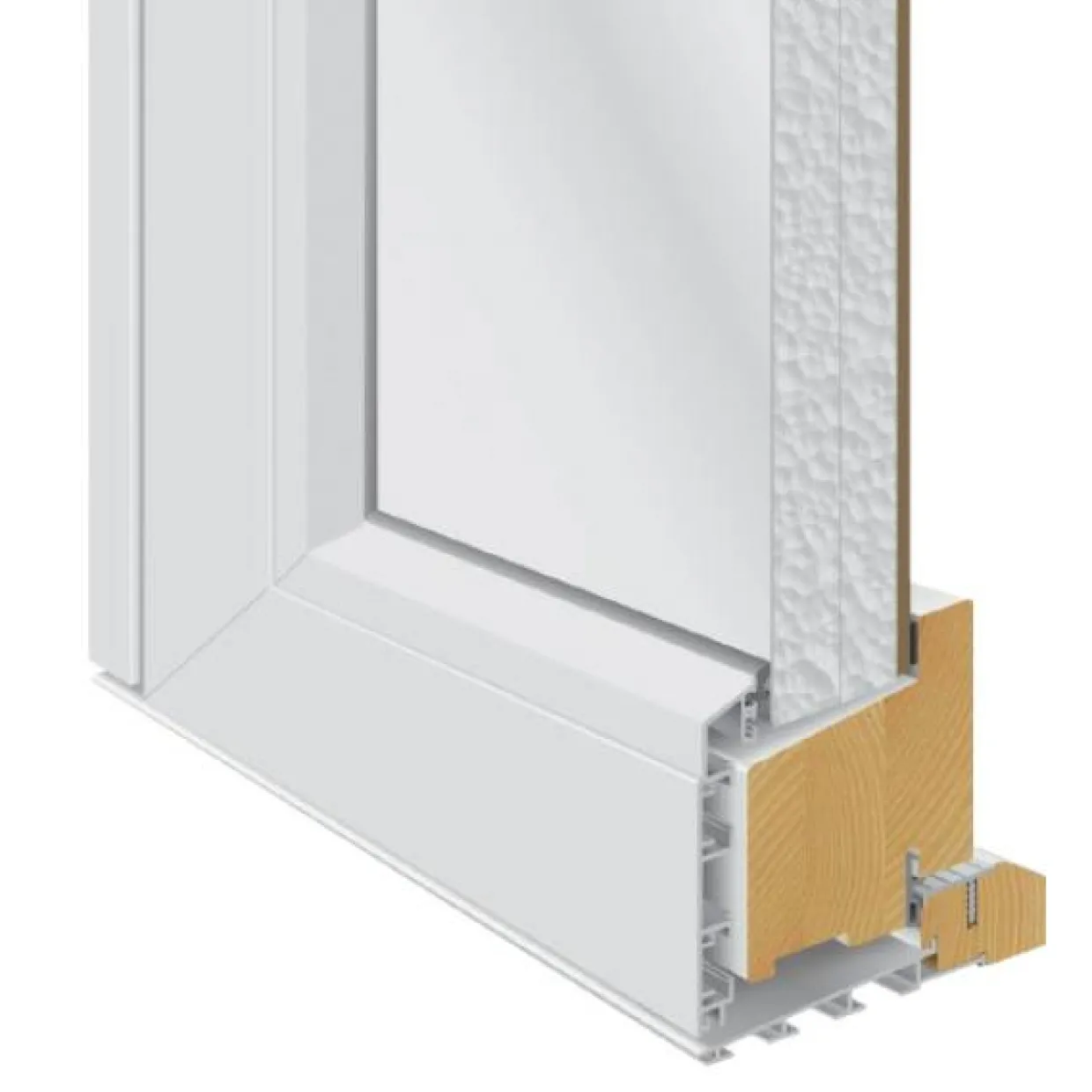 Signatur Aluminium 3-glas