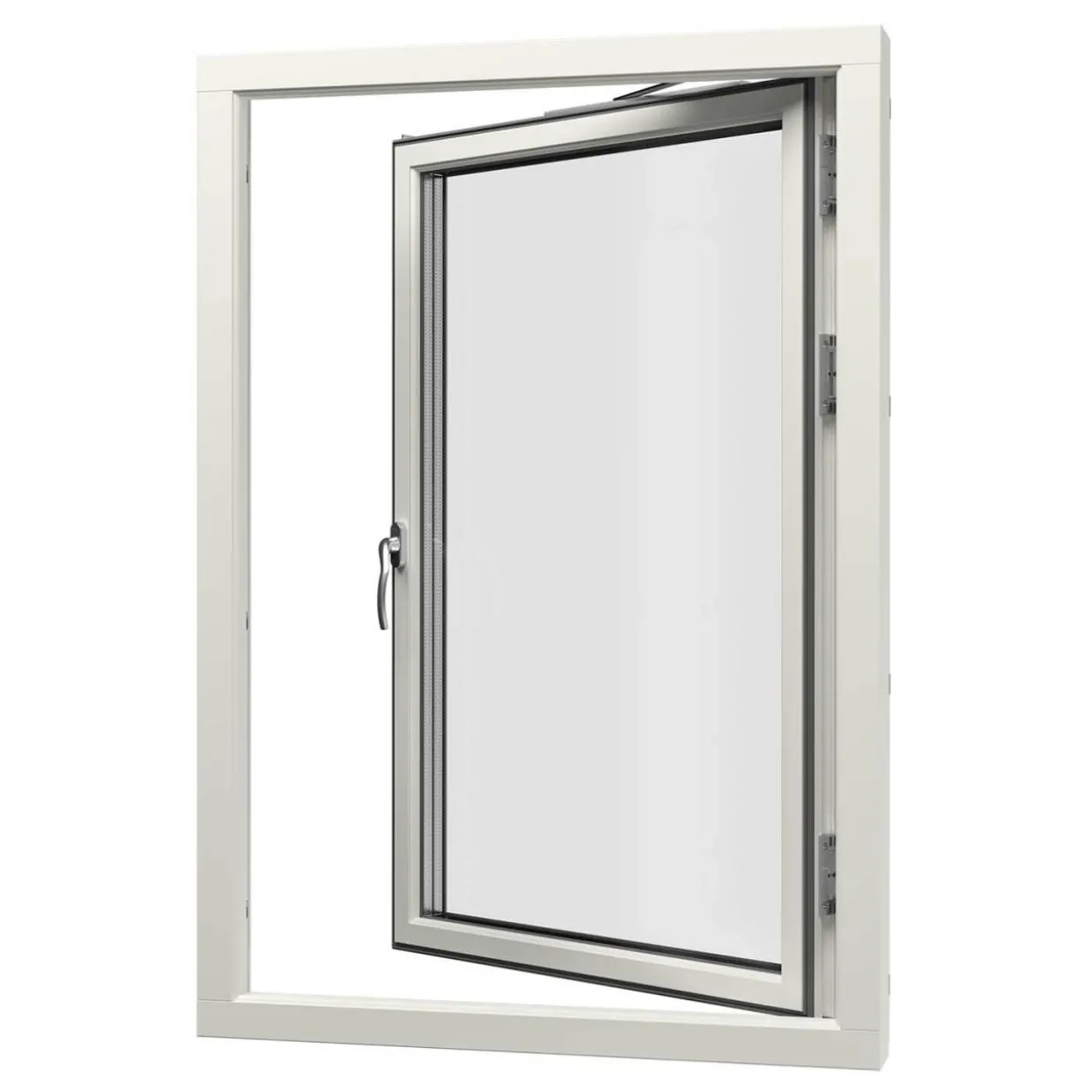 Svanenmärkt Aluminiumbeklätt Trä 3-Glas