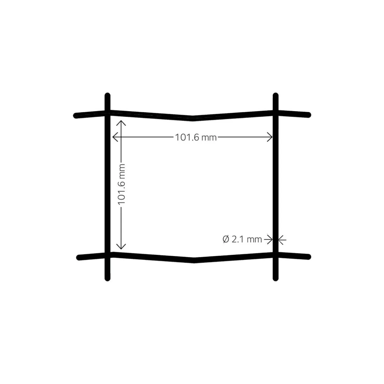 Svart 20x0,9 m Med Maskor 10x10 cm