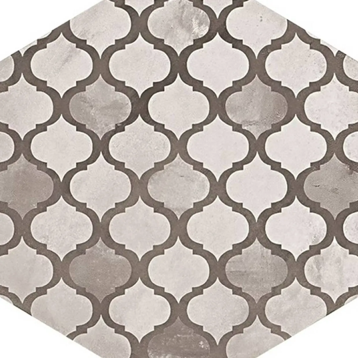 Terra Black Hexagon Mix 22x25 cm