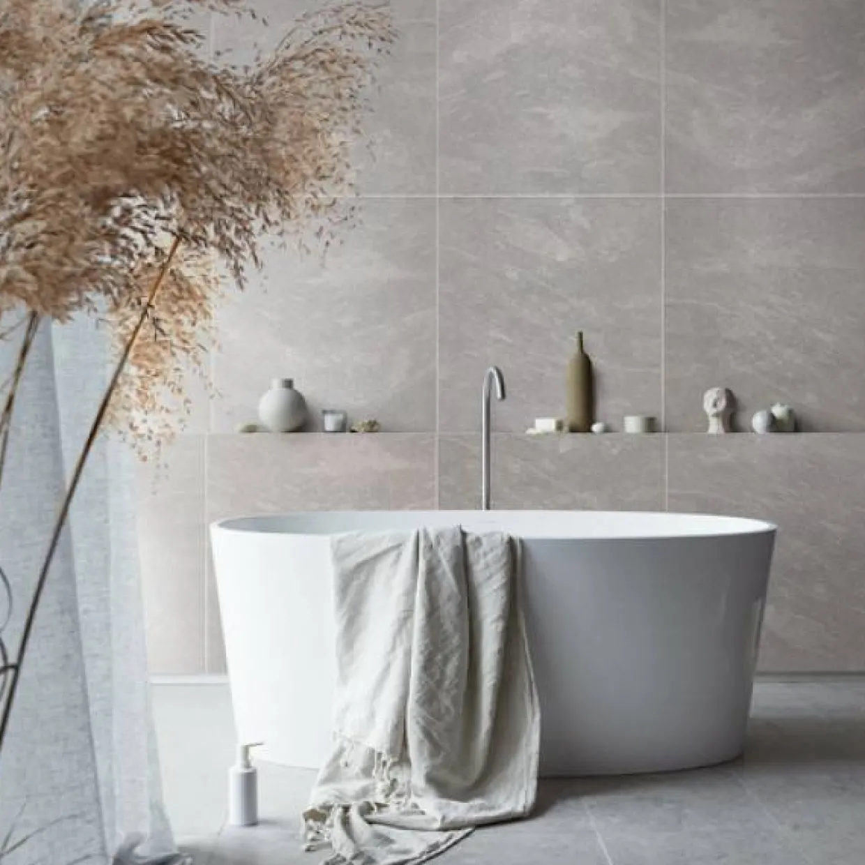 Wall & Water Skiffer Natur 60x60