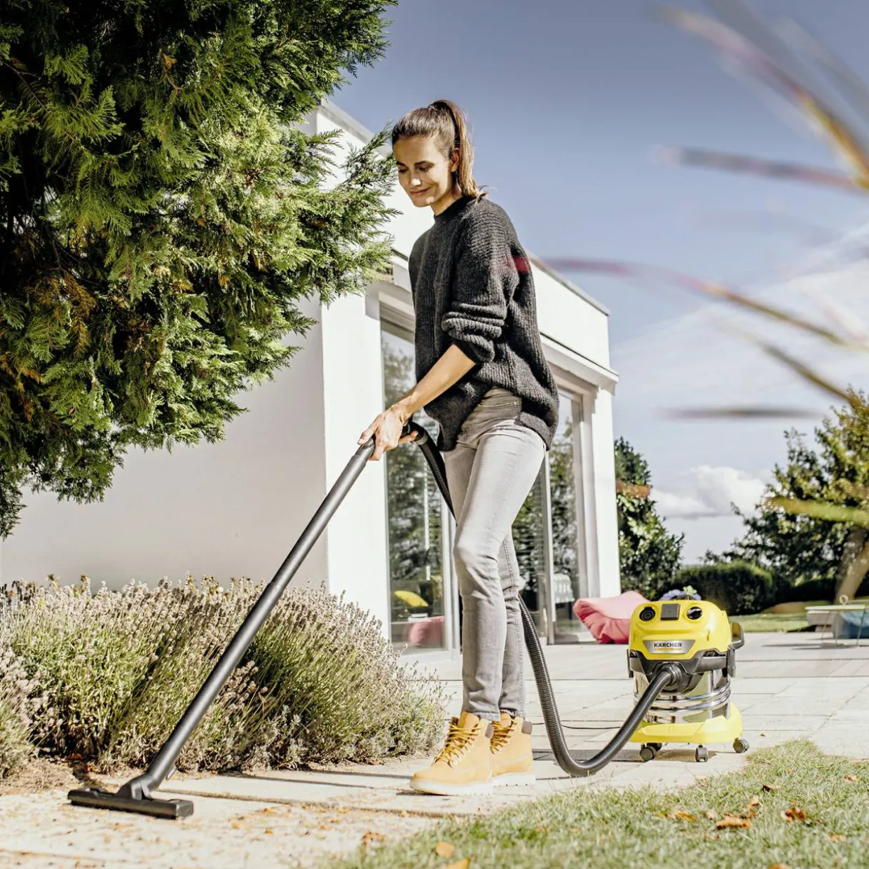 WD 4 P S V Våt-/Torrsugare med Blåsfunktion 20L 1000W