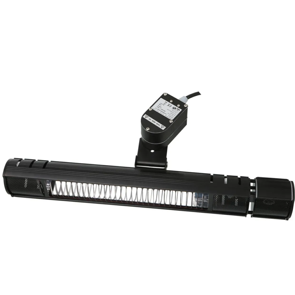 2000W Svart Med Svängning